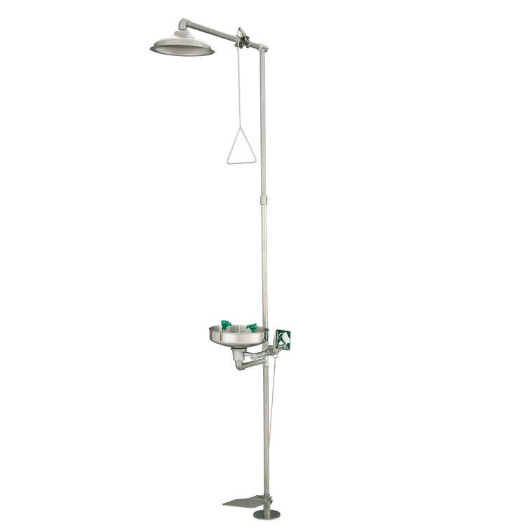 Duchas y Lavaojos en Acero INOXIDABLE - CL-001i-F (con pedal)