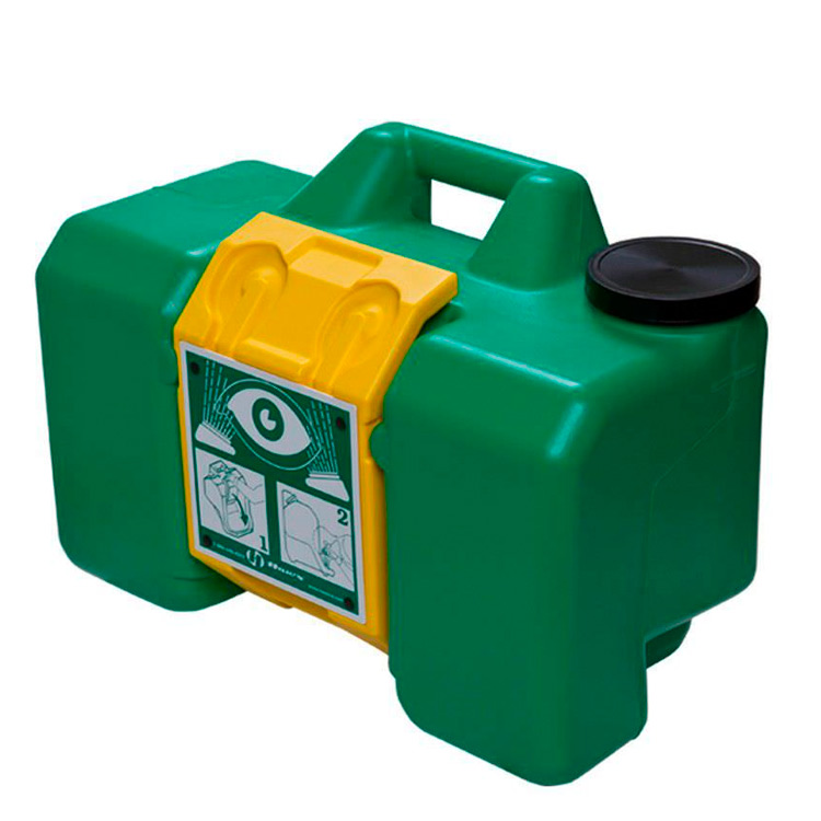 Lavaojos portátil en plástico ABS con capacidad para 36 lts. de agua potable. LP-075