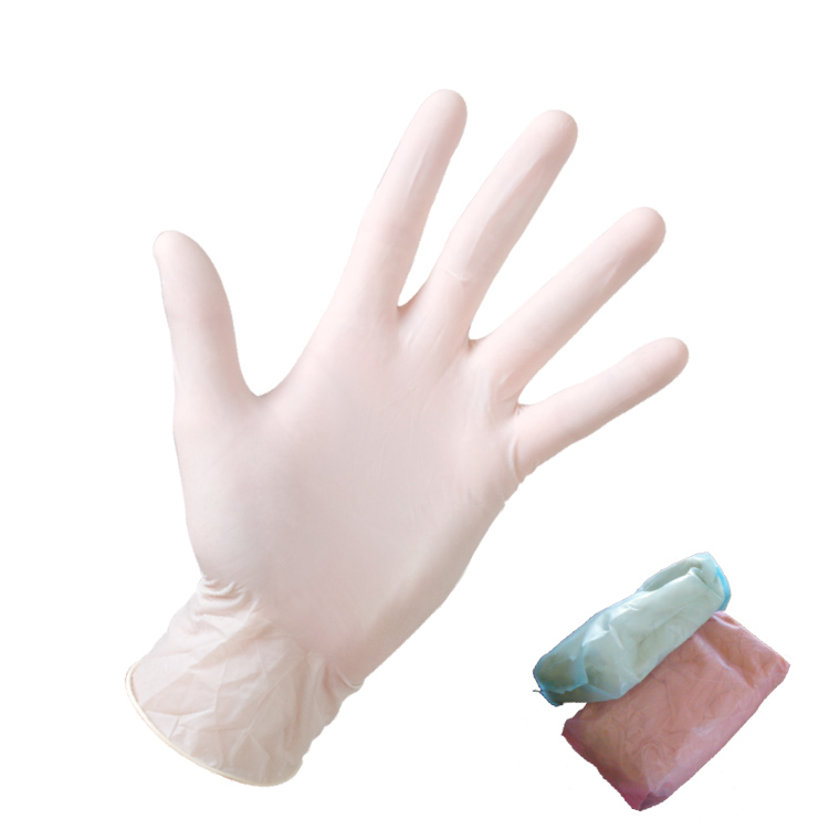 GUANTES NO ESTÉRILES PARA EXAMEN NITRILO BLANCO SIN POLVO CAÑA LARGA