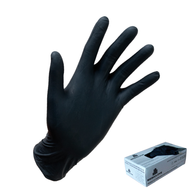 GUANTES NO ESTÉRILES PARA EXAMEN NITRILO SIN POLVO REFORZADO