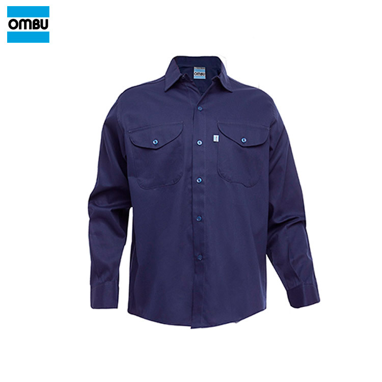 CAMISA STD DE TRABAJO MANGA LARGA OMBU