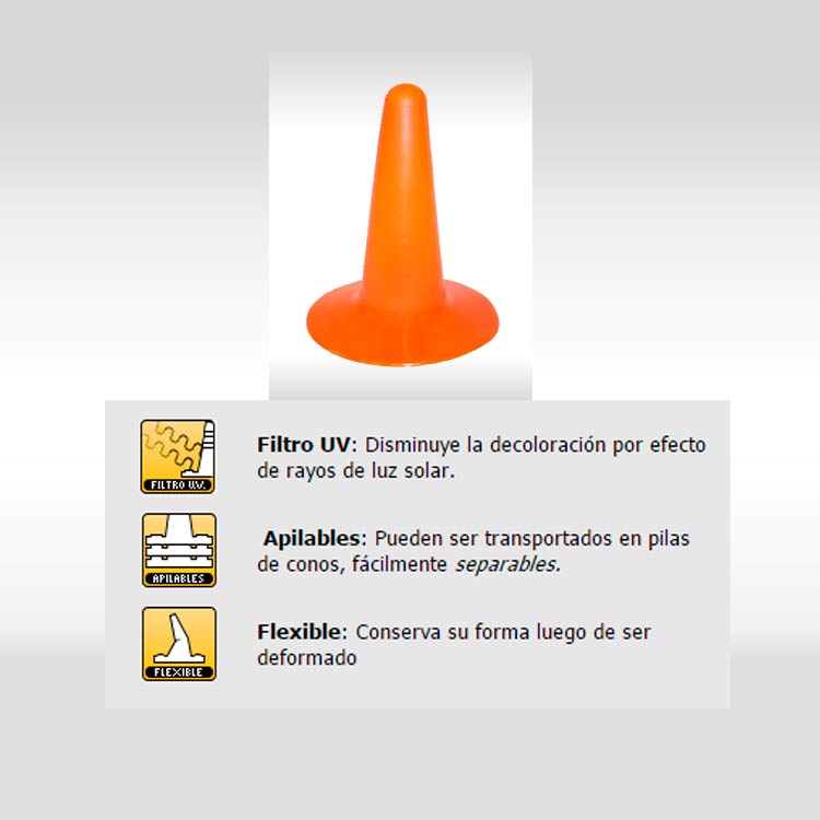 señalizacion vial conos