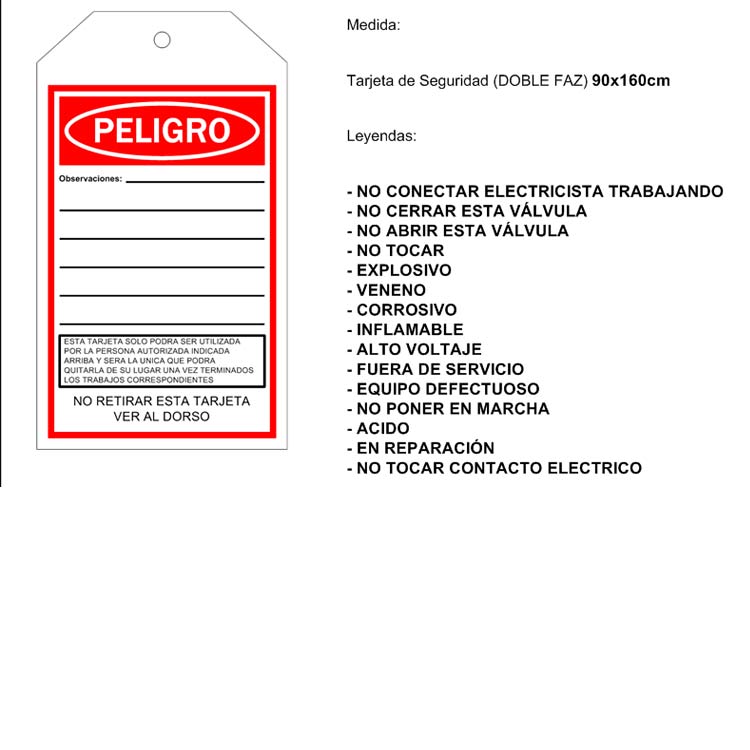 Trjetas de Seguridad